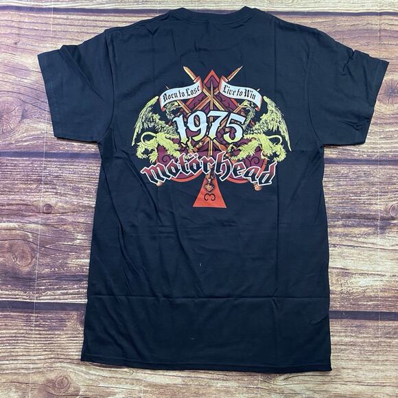Motorhead Born to Lose Live to Win Band Tee Medium T-Shirt Licensed Rock Metal - Picture 4 of 7